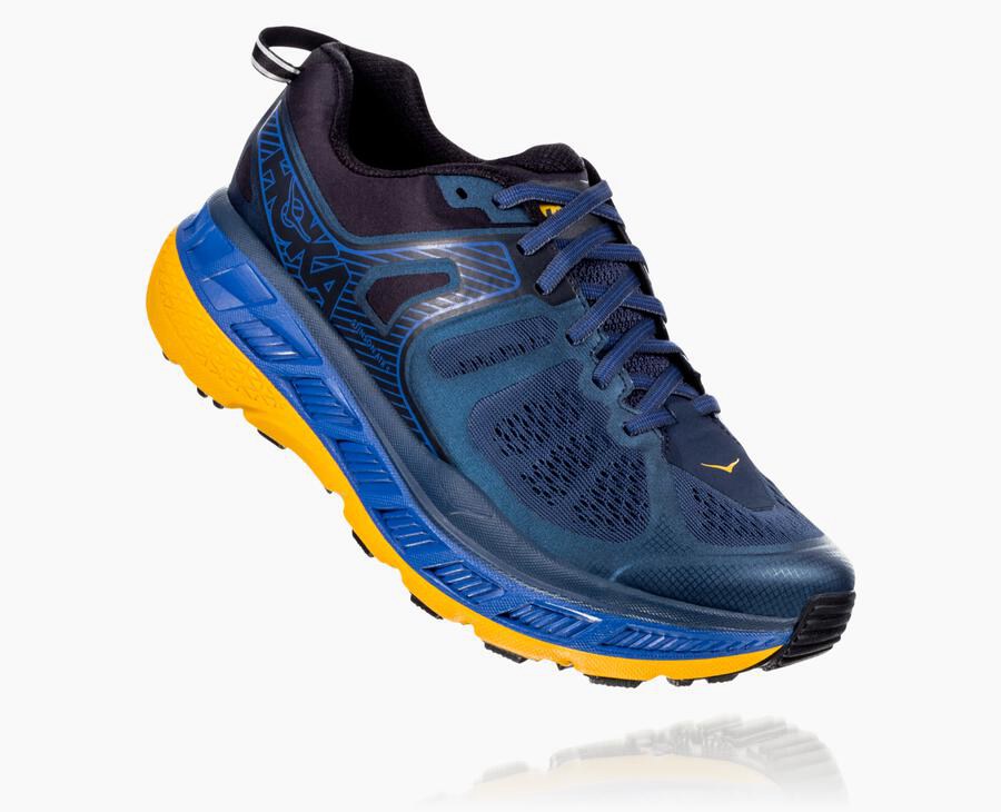 Hoka One One Stinson Atr 5 - Men Trail Shoes - Navy,Australia KEC-725108